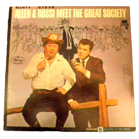 Marty Allen & Steve Rossi – Meet The Great Society, Mercury Record Release 1965 - Picture 1 of 5
